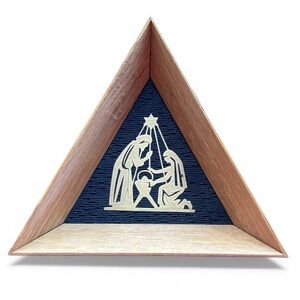 HOMESA Christmas Nativity Scene Holiday Decor Vintage